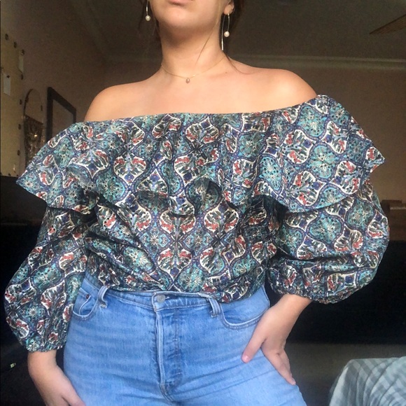 patterned blouse - Picture 2 of 3